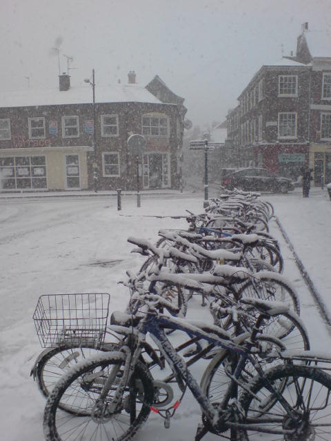 York under snow.